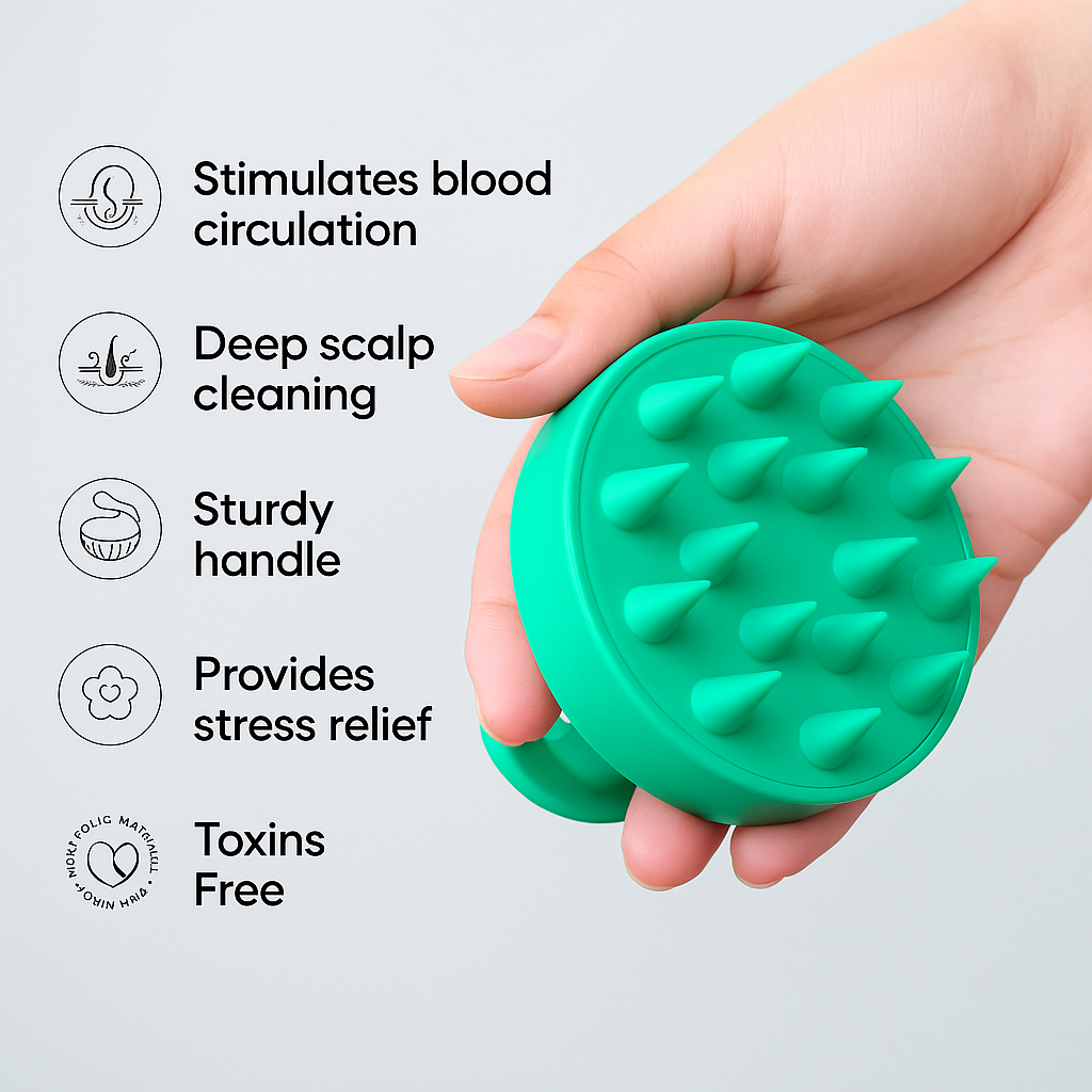 Hair Scalp Massager Brush – Buy 1 Get 1 FREE + Extra 10% OFF with Coupon! Remove Dandruff & Boost Hair Growth